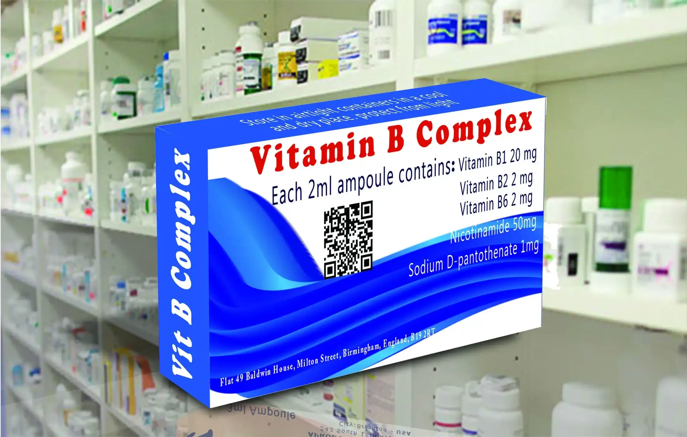 'Vitamin B-Complex injections', 'Vitamin B-Complex ampoules', 'Vitamines', 'Vitamin B-Complex'