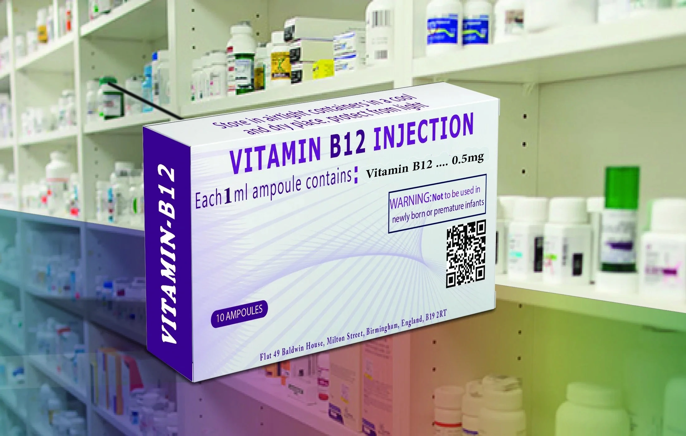 'Vitamines injections', 'Vitamin b12 injection'