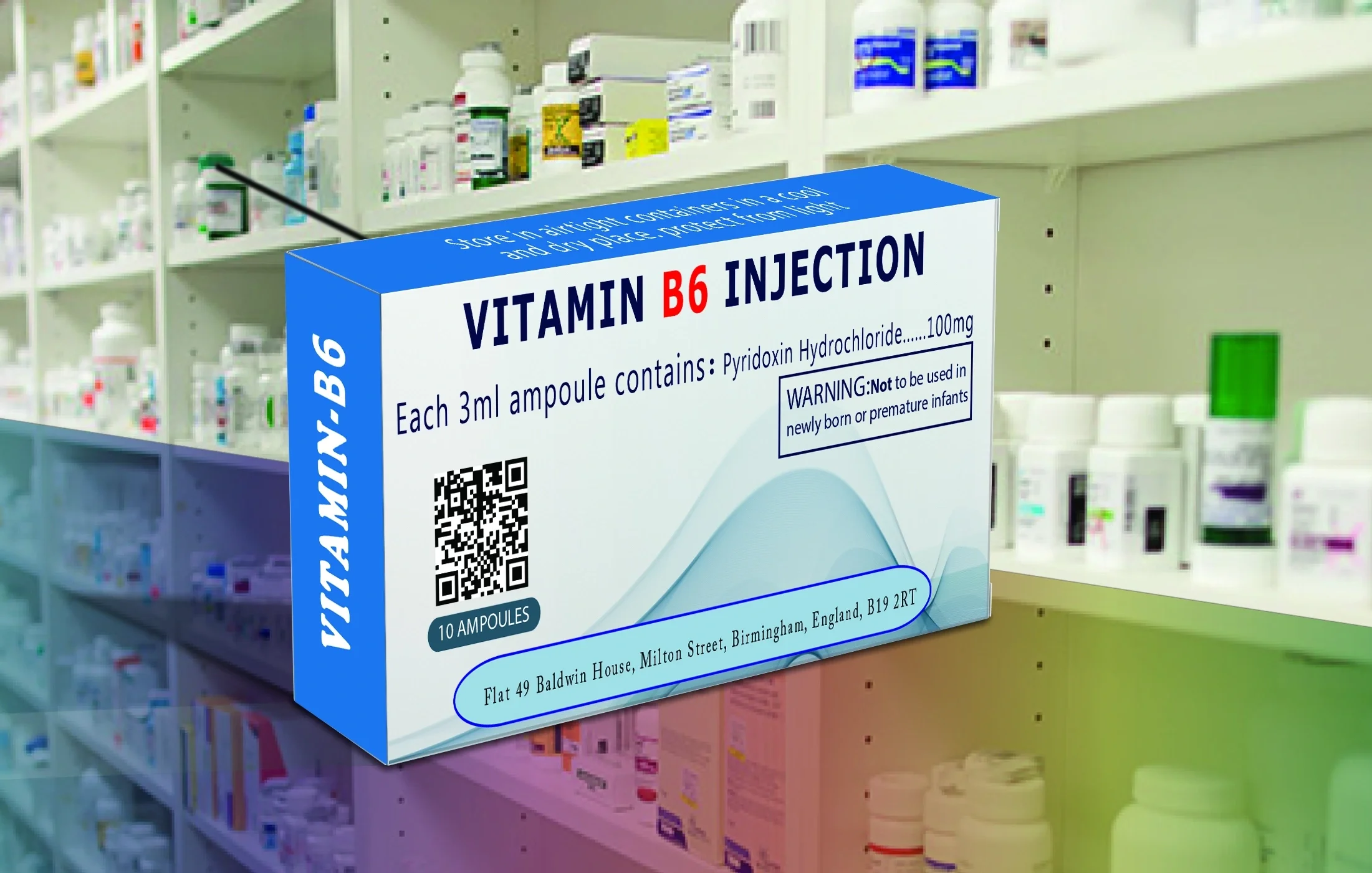 'Vitamin b6 injection', 'Vitamin b6 ampoule', 'Vitamine', 'Vitamin b6'