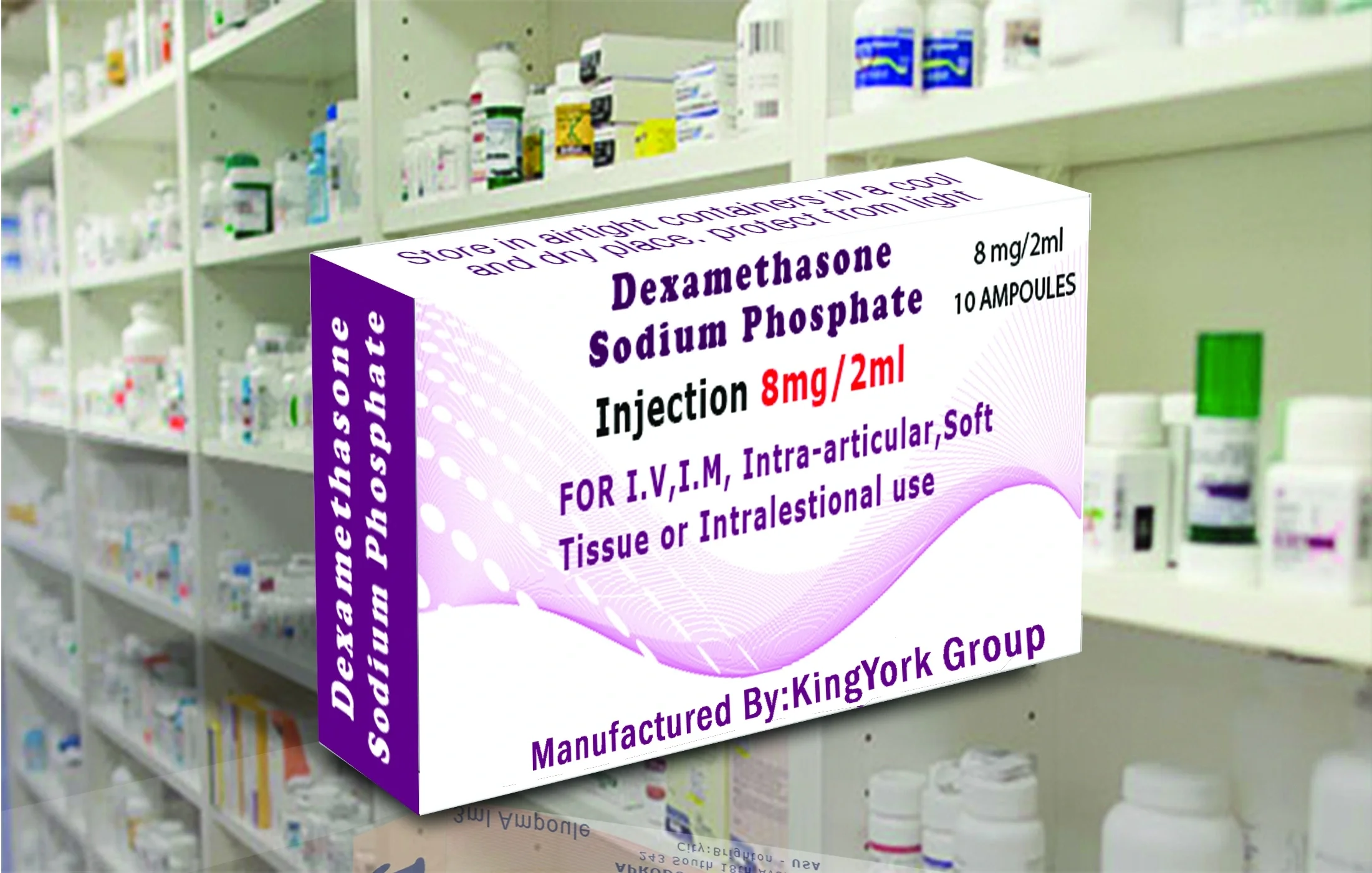 'Dexamethasone injection', 'Dexamethasone ampoules', 'Dexamethasone 4mg', 'steroid ampoules'