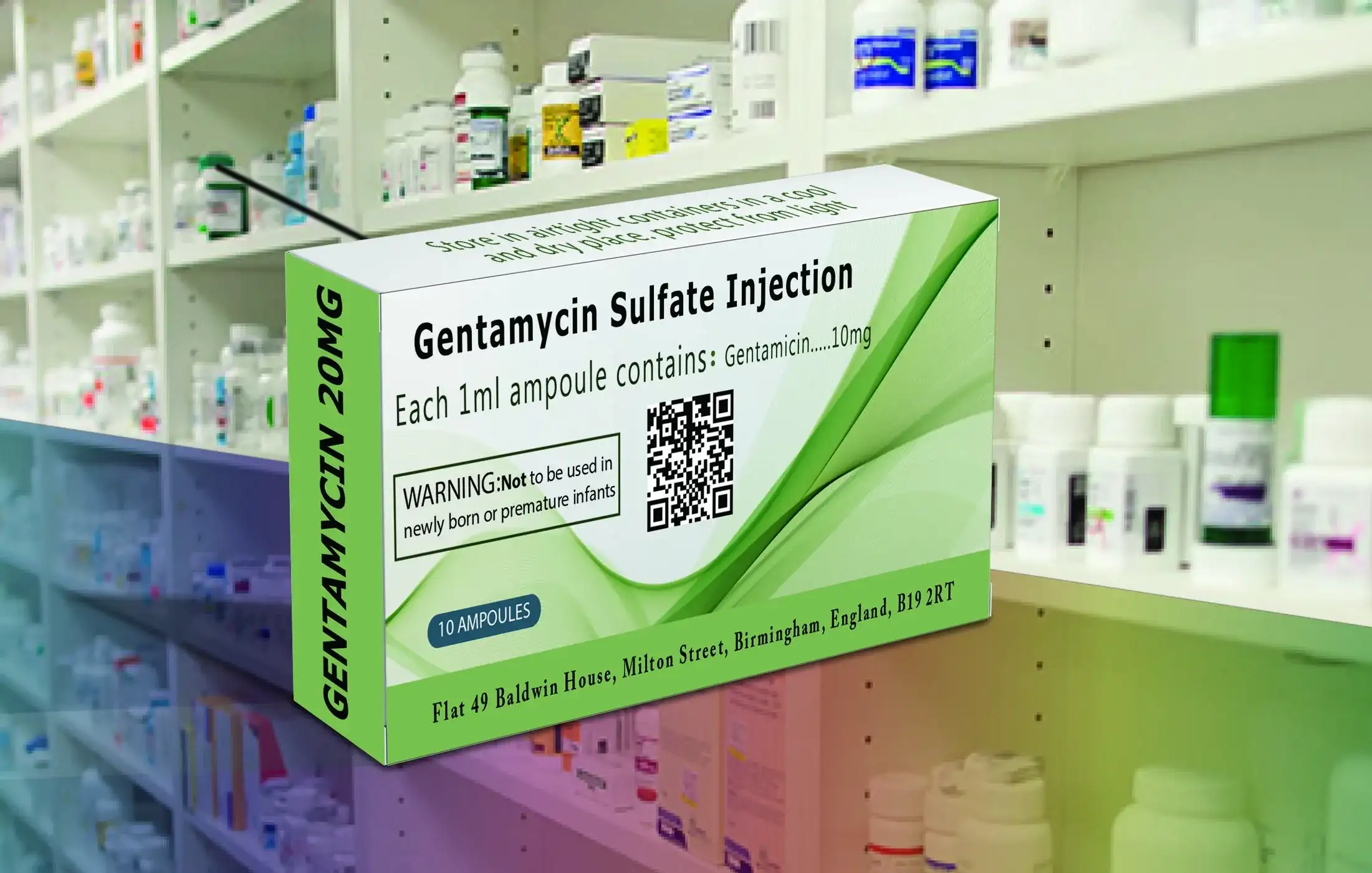 'Gentamycin Injection', 'Gentamycin ampoules', 'Gentamycin ampoules 20mg'