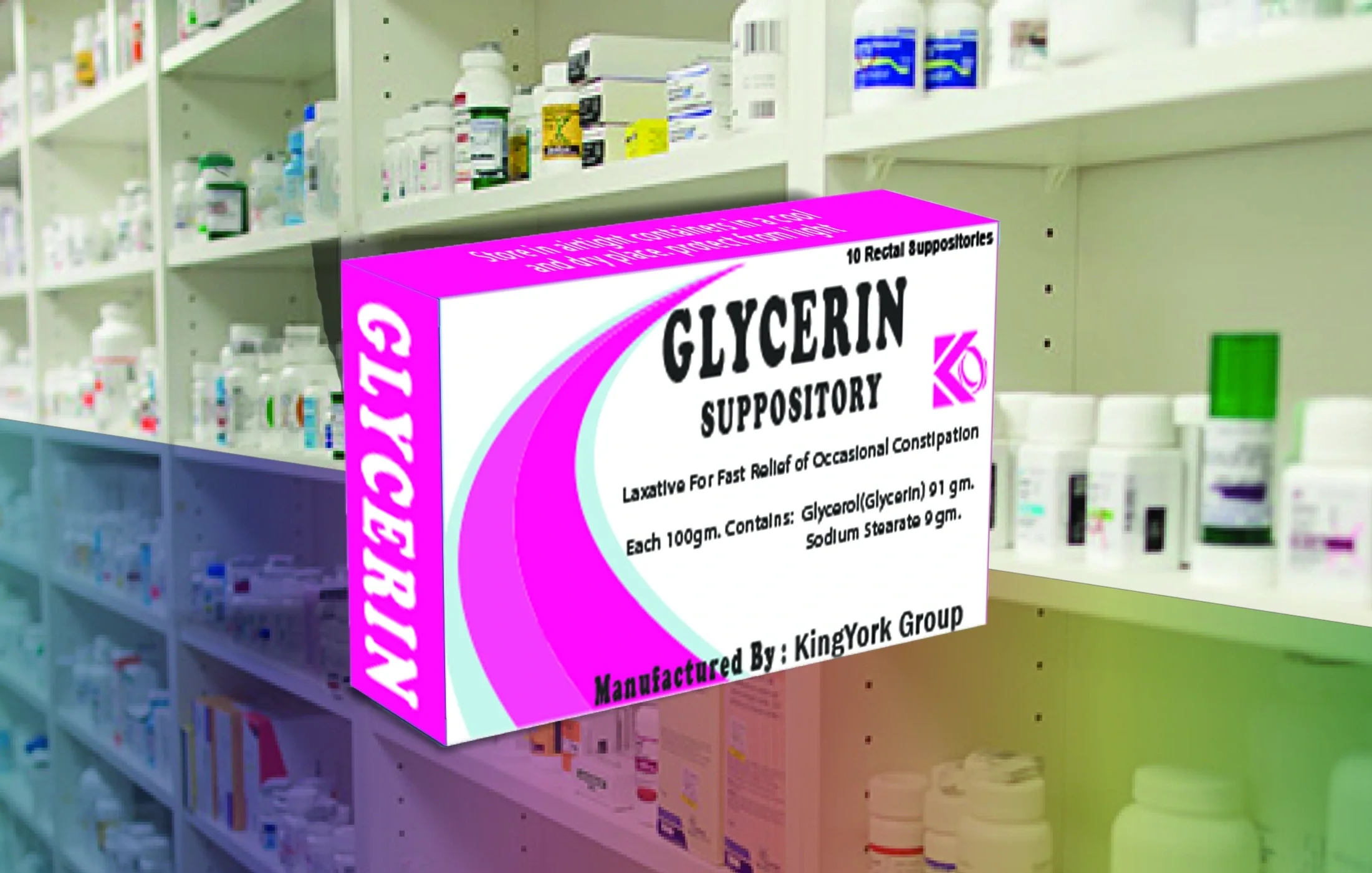 'glycerin suppository', 'analgesic suppository', 'glycerin suppository'