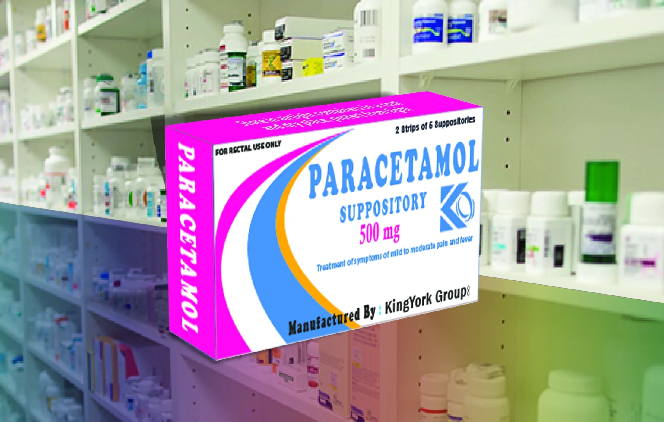 'paracetamol suppository', 'analgesic suppository', 'diclofenac suppository'