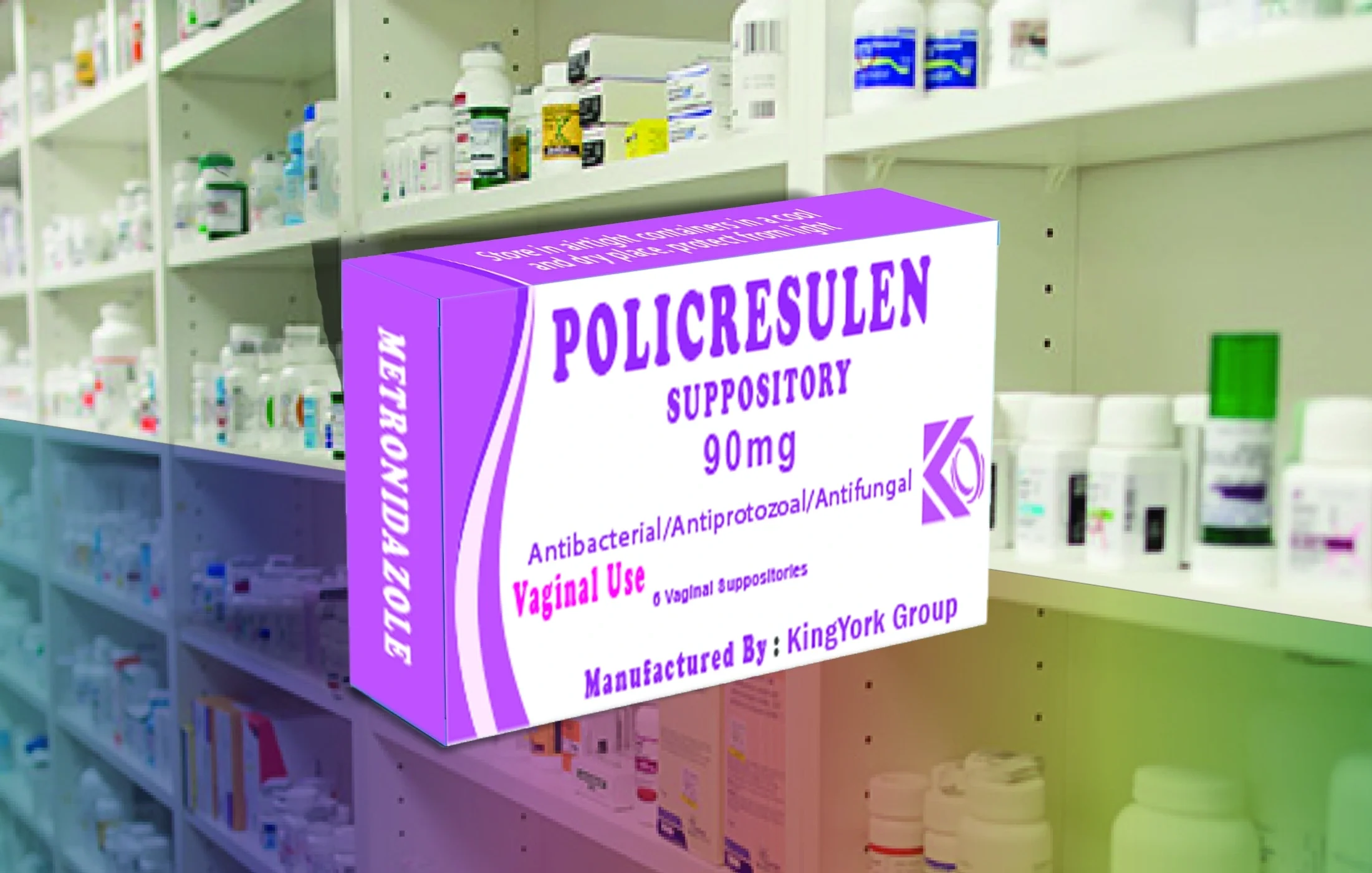 'Policresulin suppository', 'analgesic suppository', 'Policresulin suppository'