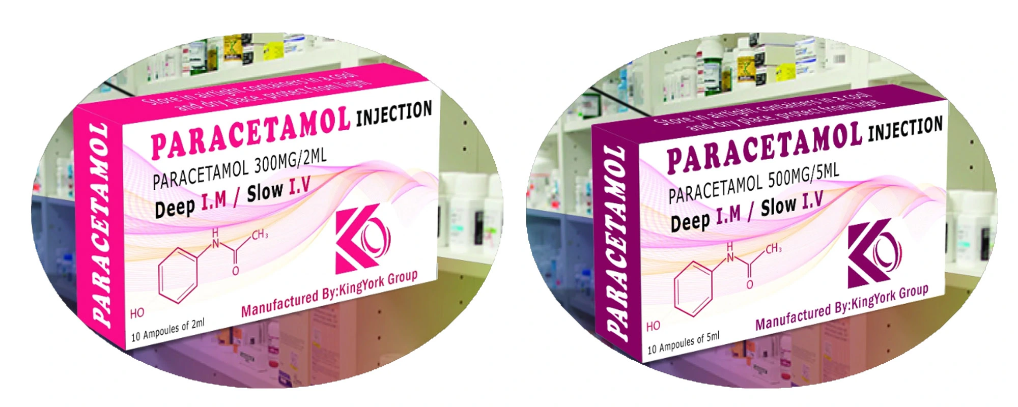 'Paracetamol injection 300mg', 'Paracetamol injection', 'Paracetamol'